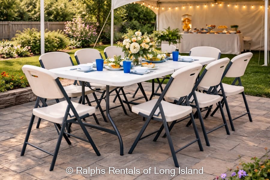 6 Foot Rectangular Table Rental - Boumce house Rentals in Suffolk and ...